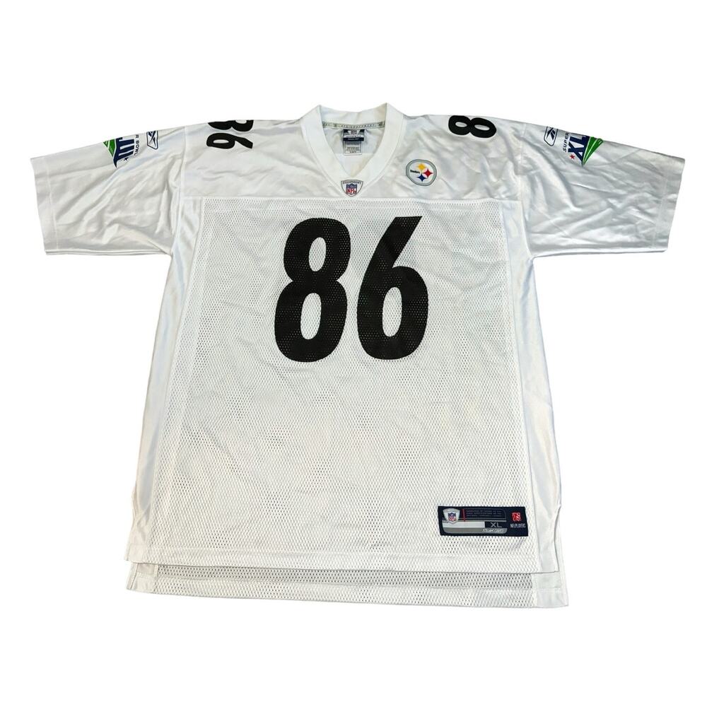 VINTAGE Reebok NFL Pittsburgh Steelers Hines Ward Jersey Mens Size XL